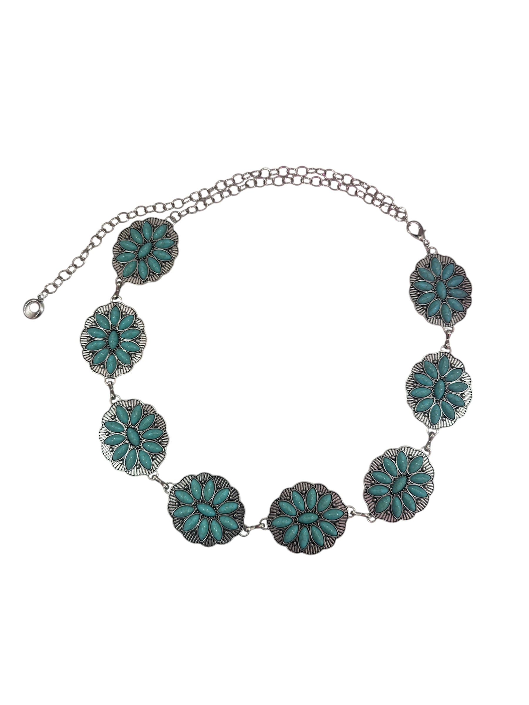 Kids Turquoise Western Belt